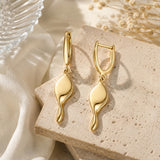 14K Gold Plated Dangle Drop Earrings for Women