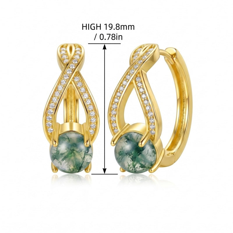 14K Gold Plated Cross Hoop Earrings  for Women Birthday Mothers Day Christmas Jewelry Gift