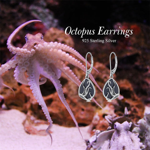 Sterling Silver Bee Butterfly Chicken Chihuahua  Dinosaur Frog Octopus Paw Print Platypus Dangle Earrings