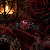 Sterling Silver 10K 14K 18K Gold Personalized Gothic Skull Ring Exquisite Spooky Jewelry for Halloween Lovers