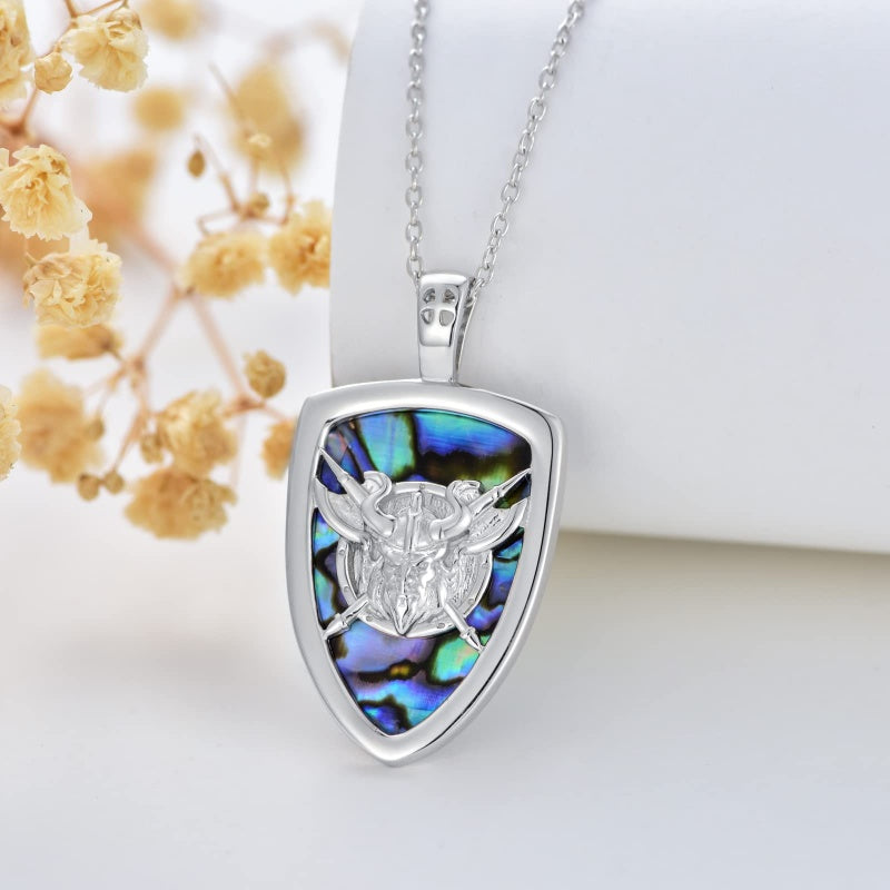 Sterling Silver Peace Sign Coexist Peace Symbol Pirate Tree of Life Thor's Hammer Wolf Raven Viking Series Necklace