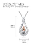 Sterling Silver Tree of Life Father Daughter Sister Pendant Necklace for Women Christmas Gift