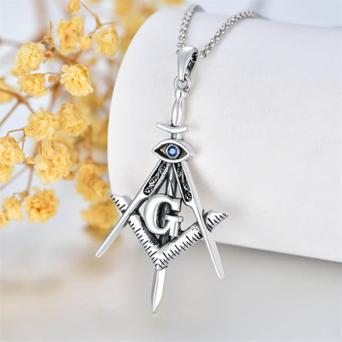 Sterling Silver Medieval Sword Dagger Pendant Necklace