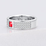Sterling Silver 2025 Personalized Pattern Graduation Ring Gift for Graduates
