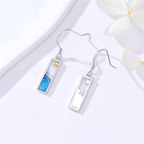 Sterling Silver Dolphin Dangle Earrings
