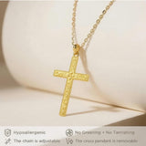 14K Gold Plated Cross Infinity  Pendant Necklace  for Women