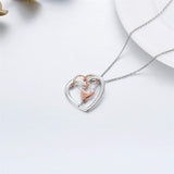 Sterling Silver  Cello Violin Necklace Music Gifts for Women Girl Daughter