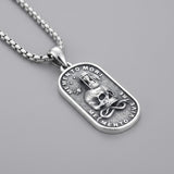 Sterling Silver Memento Mori Tree of Life Anubis Pendant Viking Amulet   Protection Pendant Necklace Halloween Gift