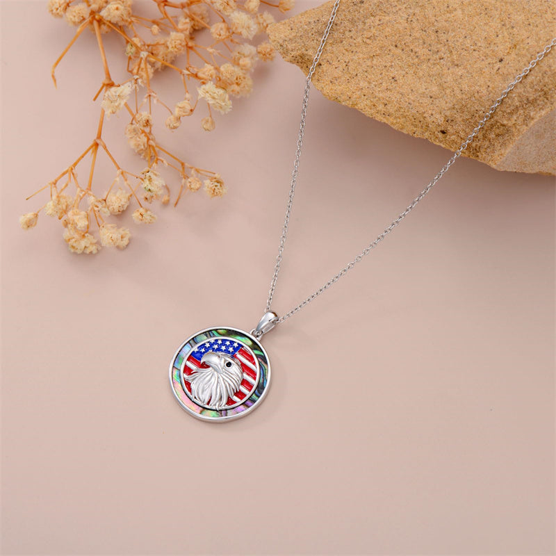 Sterling Silver Bald Eagle Dove Koi Fish Horse Pendant Necklace