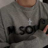 Sterling Silver Cross Pendant Necklace Christian Religious Jewelry Gifts for Anniversary