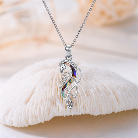 Sterling Silver Bald Eagle Dove Koi Fish Horse Pendant Necklace