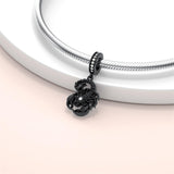 Sterling Silver Cubic Zircon Koala Pig Butterfly Scorpion Dragonfly Bead Charms