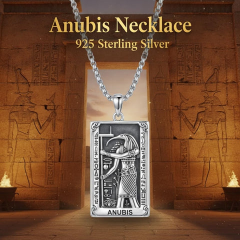 Sterling Silver Tarot Card Pendant  Necklace for Men Gothic Amulet Jewelry