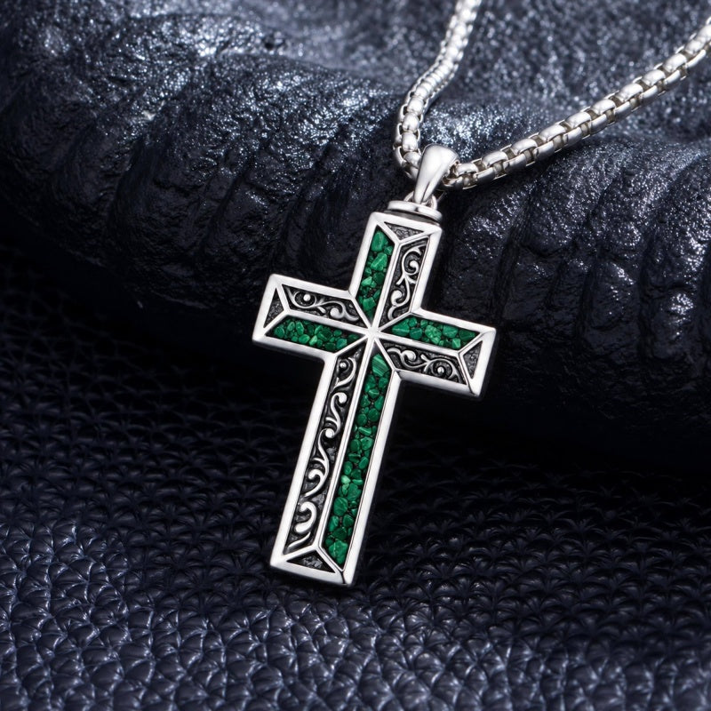 Sterling Silver Cross Hummingbird Cardinal  Rose Sunflower Urn  Necklace for Ashes Cremation Jewelry