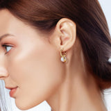 14K Gold Plated Pearl  Earrings for Women