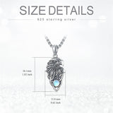 Sterling Silver  Eagle Elephant Fox Octopus Trident  Pig Raven Scorpion Pendant Necklace