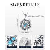 Sterling Silver Turquoise Butterfly Angel Wing Bee Hummingbird Pendant Necklace