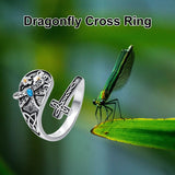 Sterling Silver Turquoise Hummingbird Butterfly Sunflower Adjustable Spoon Ring