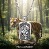 Sterling Silver Tiger Eagle Lion Dragon Phoenix Necklace for Men Animal Jewelry Gifts for Chrismas Birthday