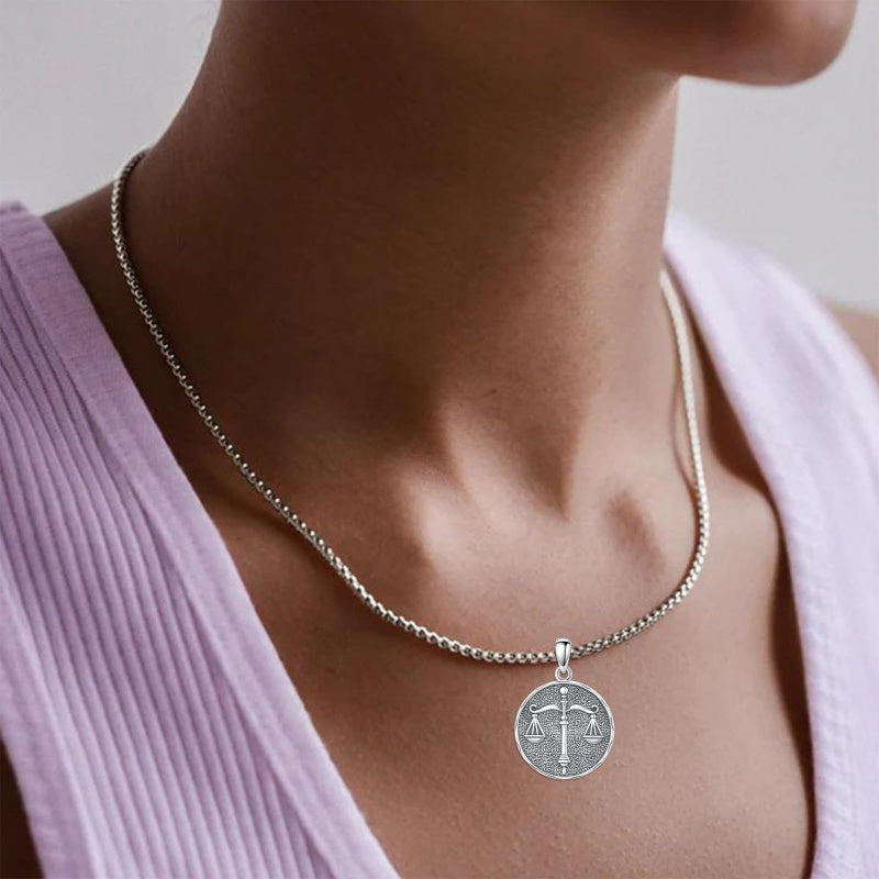 Sterling Silver Constellation Celestial Pendant Necklace Astrology Jewelry Birthday Gifts Christmas