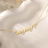 14K Gold Plated Custom Name  Pendant Necklace Gifts for Women