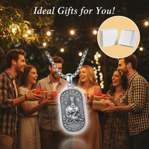 Sterling Silver Memento Mori Tree of Life Anubis Pendant Viking Amulet   Protection Pendant Necklace Halloween Gift