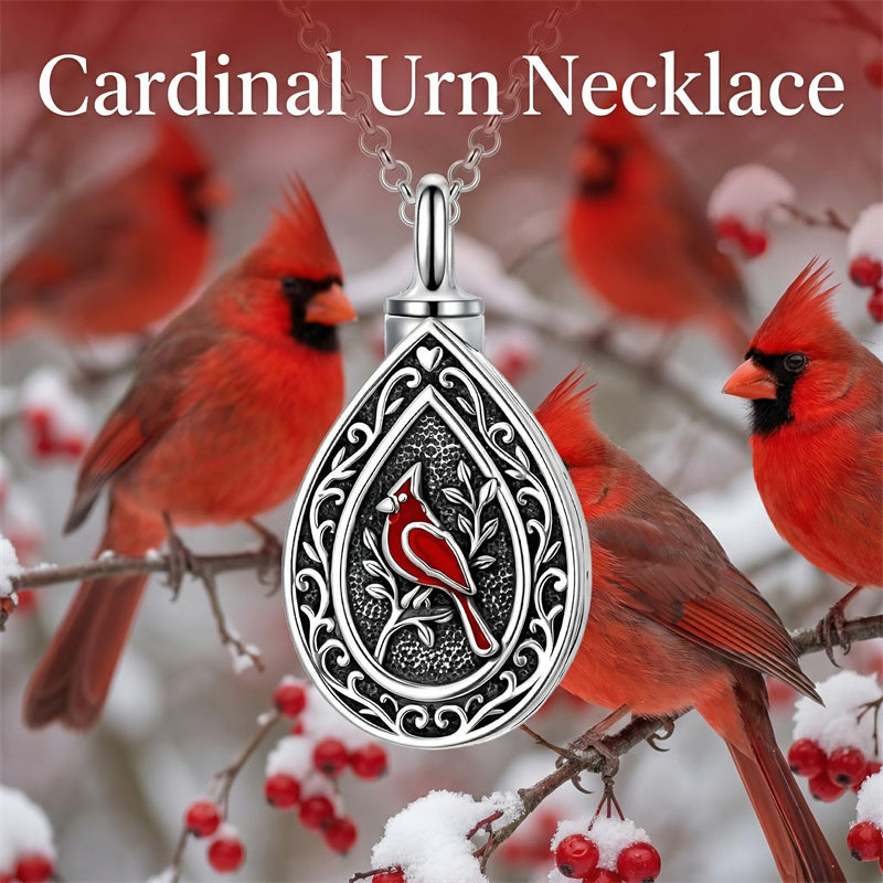 Sterling Silver Bumble Bee  Butterfly Cardinal Cross Dragonfly Hummingbird Paw Print Urn Necklace for Ashes