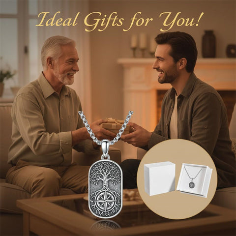 Sterling Silver Memento Mori Tree of Life Anubis Pendant Viking Amulet   Protection Pendant Necklace Egyptian Jewelry