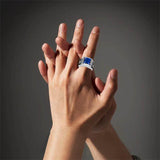 Sterling Silver Personalized High School University College Class Ring for Men