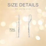 Sterling Silver Microphone  Saxophone Accordion  Clarinet Guitar Harp Leverback Earrings Gifts for Music Lovers