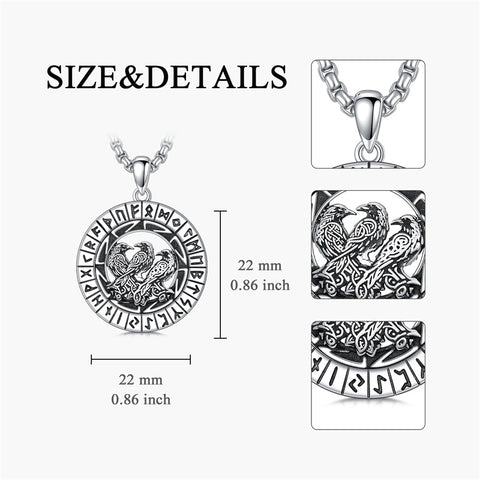 Sterling Silver  Eagle Elephant Fox Octopus Trident  Pig Raven Scorpion Pendant Necklace