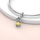 Sterling Silver Cubic Zircon Koala Pig Butterfly Scorpion Dragonfly Bead Charms