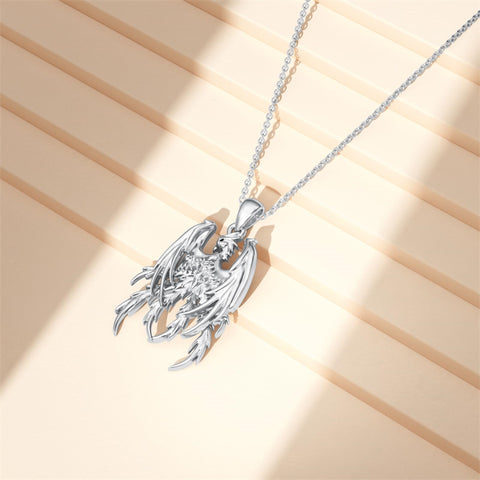 Sterling Silver PhoenixRaven Panda Hummingbird Sea Turtle Pendant Necklace Mother's Day Christmas Gifts