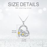 Sterling Silver Highland Cow Necklace