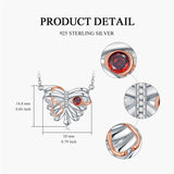 Sterling Silver Heart Rib Cage&Doctor Nurse  Stethoscope Medicine Themed Pendant Necklace