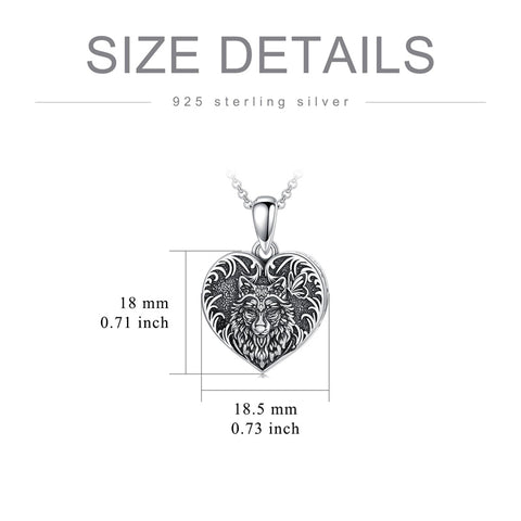Sterling Silver Heart Rabbit Dog Cat Butterfly Dragonfly Hummingbird Wolf Urn Necklace for Ashes
