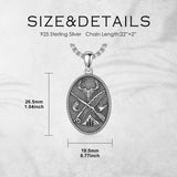 Sterling Silver Deer Bass Fish Wild Duck Fish Hook Pendant Necklace Hunting Jewelry Gifts for Men