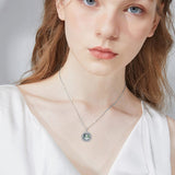 Sterling Silver Peace Sign Coexist Peace Symbol Pirate Tree of Life Thor's Hammer Wolf Raven Viking Series Necklace