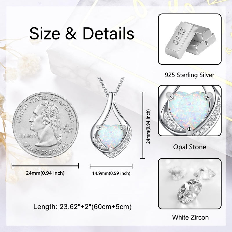 Sterling Silver Heart Shape Tear Dangle Urn Necklace for Ashes