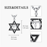 Sterling Silver Crown Jesus Fish Celtic Knot Chai  Lion Star of David Pendant Necklace