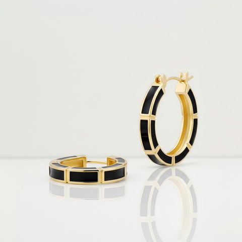 14K Gold Plated  Hoop Earrings for Her