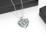 Sterling Silver Heart Bee Dragonfly Butterfly Hummingbird Sunflower Animal Pendant Necklace  Gifts for Christmas