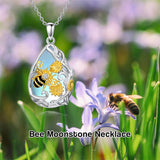 Sterling Silver Blue Dragonfly Pendant Necklace