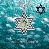 Sterling Silver Crown Jesus Fish Celtic Knot Chai  Lion Star of David Pendant Necklace