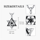 Sterling Silver Crown Jesus Fish Celtic Knot Chai  Lion Star of David Pendant Necklace