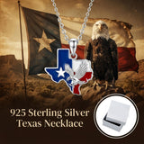 Sterling Silver  Bluebonnets Cow Skull Cowboy Hat Boot Cactus Cowgirl Texas Necklace Texas Necklace