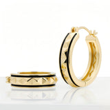 14K Gold Plated  Hoop Earrings for Her