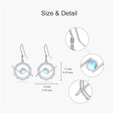 Sterling Silver Piano Drum Trumpet Music Dangle Earrings for Women
