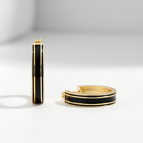 14K Gold Plated  Hoop Earrings for Her