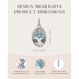 Sterling Silver Vintage Moonstone Turquoise Lotus Tree of Life Hummingbird Butterfly Drop Earrings